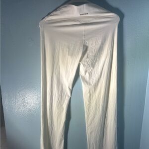 Women's White High-Waist Leggings